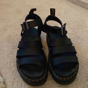Dr. Marten platform sandals